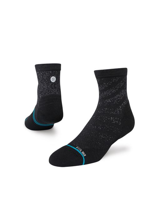Meia Stance Run Light Quarter Masculina - Preta