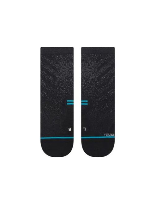 Meia Stance Run Light Quarter Masculina - Preta
