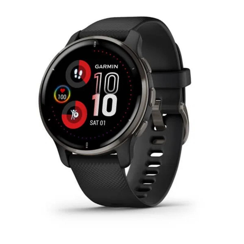 Relógio Monitor Cardíaco Garmin Venu 2 Plus Unissex - Preto