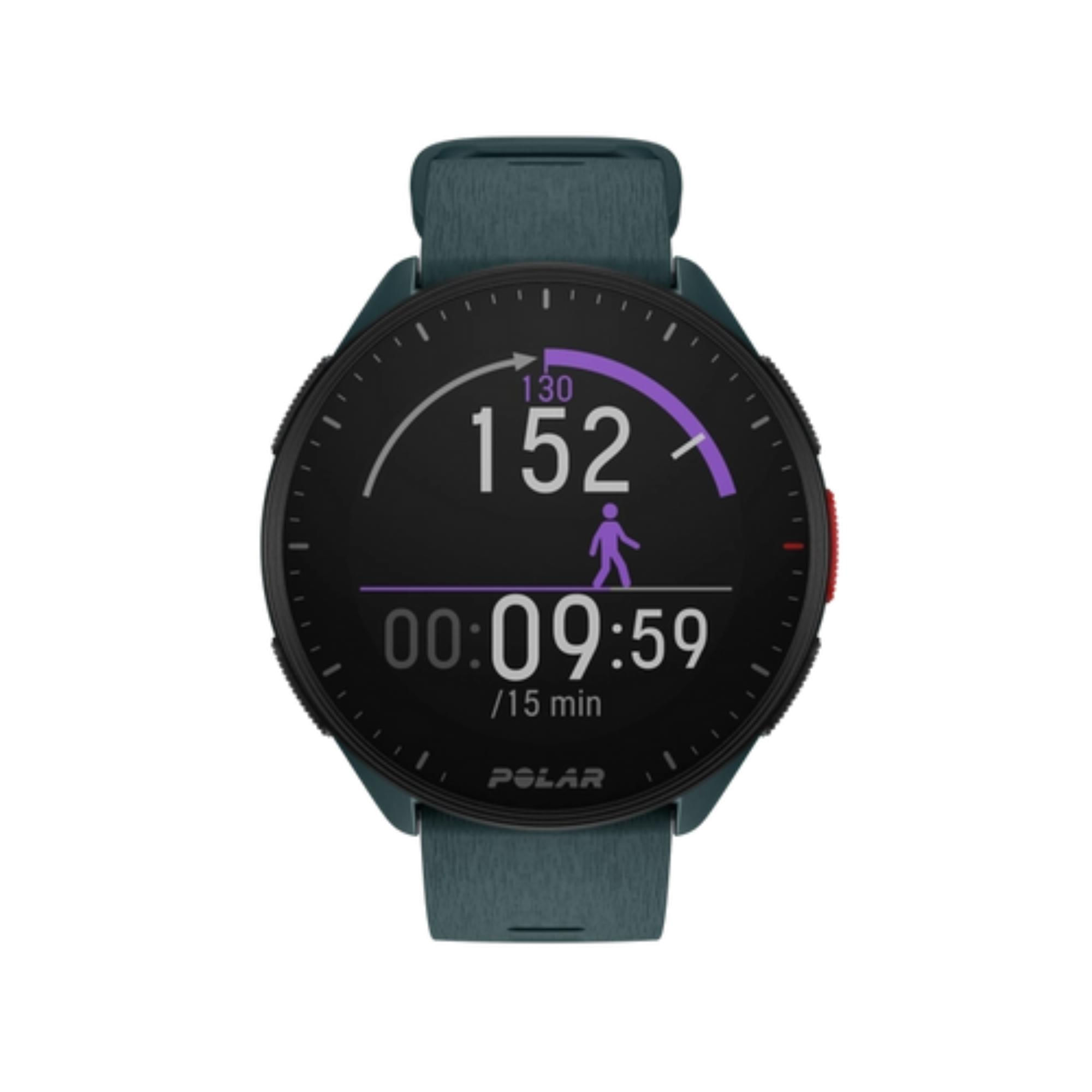 Relógio Monitor Cardíaco Polar Pacer Unissex - Azul Petróleo
