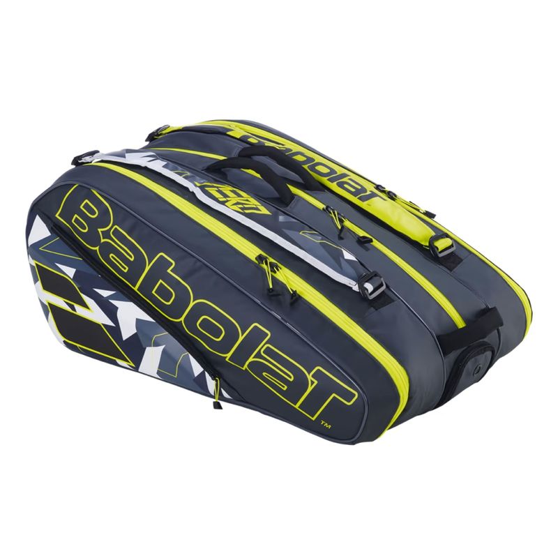 Raqueteira-Babolat-Pure-Aero-Rh12-Unissex---Marinho-Amarelo