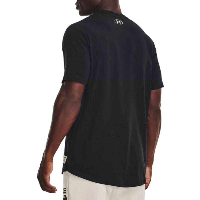 Camiseta Under Armour Project Rock Family Masculina - Preta