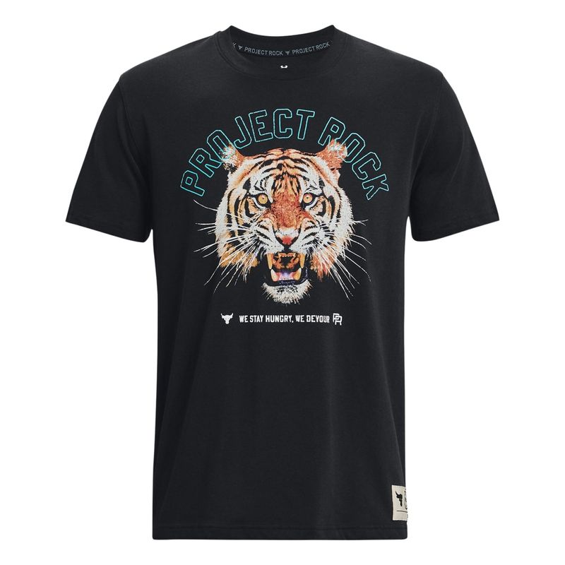 Camiseta Under Armour Project Rock Champion Masculina - Preta