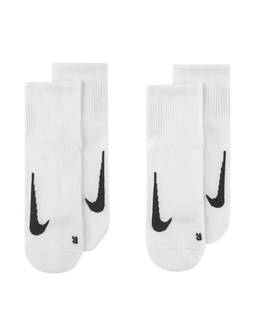 Kit Meias Nike Multplier Ankle 2 Pares Unissex - Branca