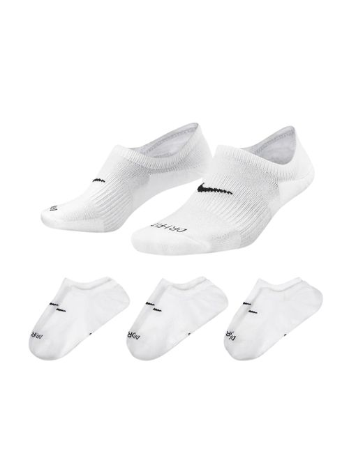 Kit Meia Nike Everyday Plus Acolchoado 3 Pares Feminina - Branca
