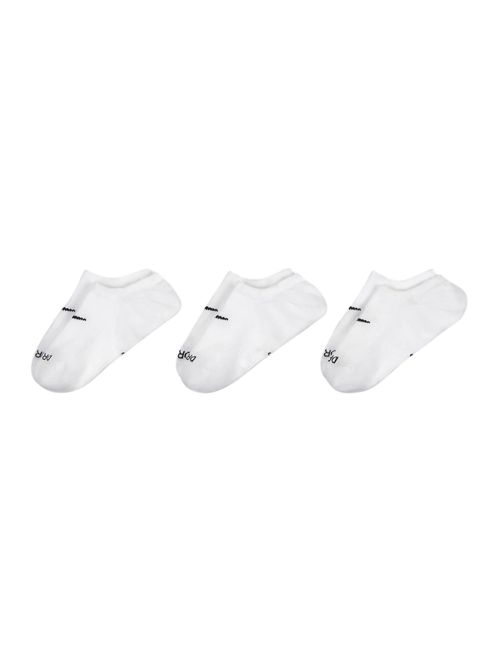 Kit Meias Nike Everyday Plus Acolchoado 3 Pares Feminina - Branca
