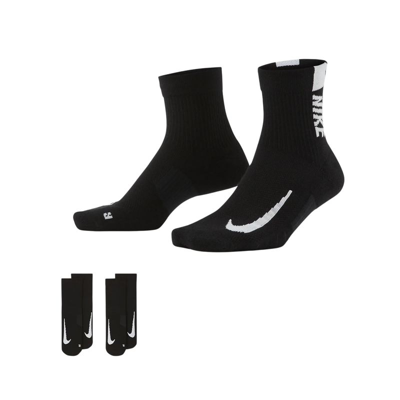 Kit-Meia-Nike-Multplier-Ankle-2-Pares-Unissex---Preta