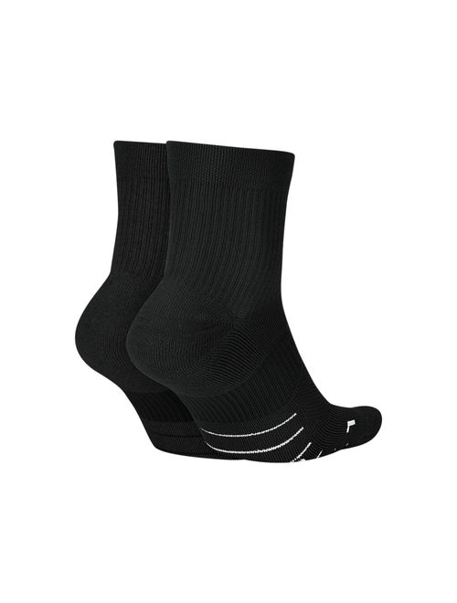 Kit Meias Nike Multplier Ankle 2 Pares Unissex - Preta