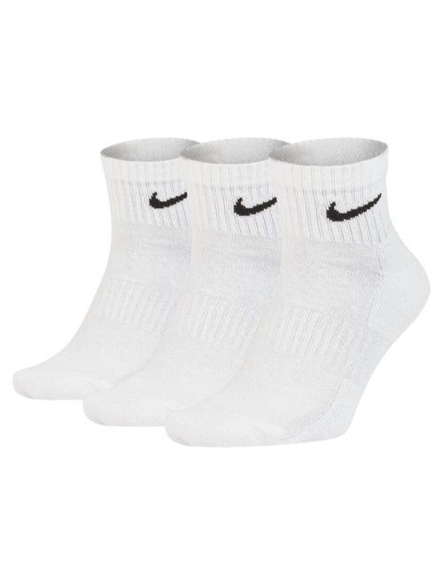 Kit Meias Nike Everyday Cushion Ankle 3 Pares Masculina - Branca