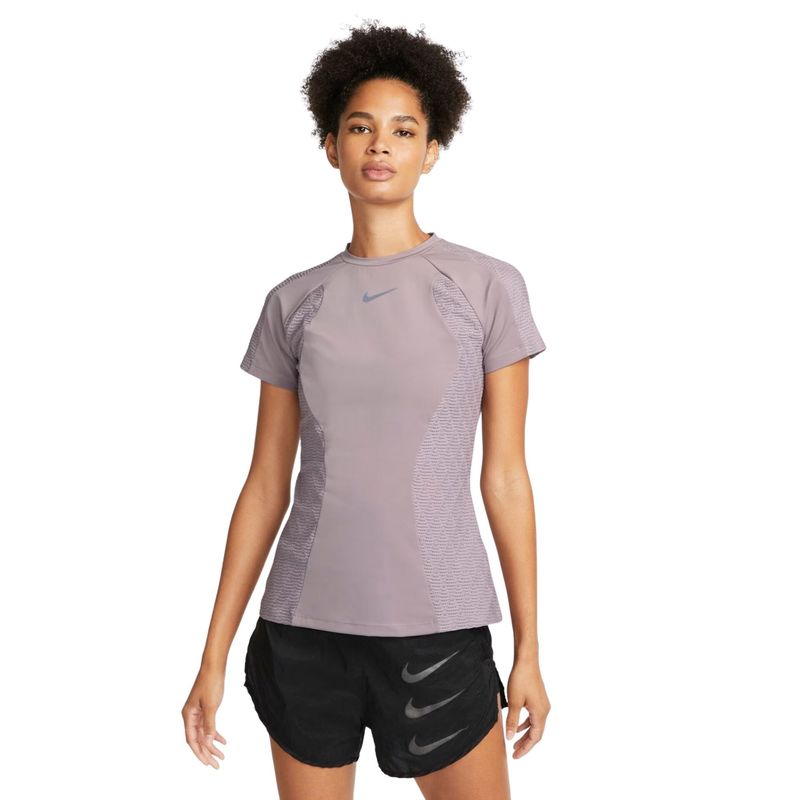 Camiseta Nike One Dri-Fit Ss Feminina - Lilás - Bayard Esportes