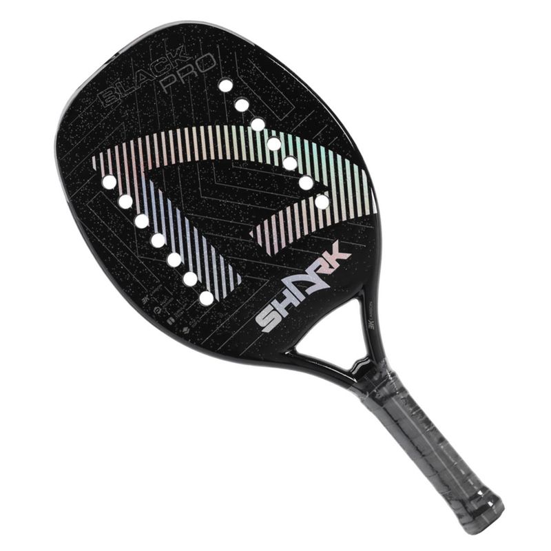 Raquete-De-Beach-Tennis-Shark-Bt-Black-2023-Unissex---Preta