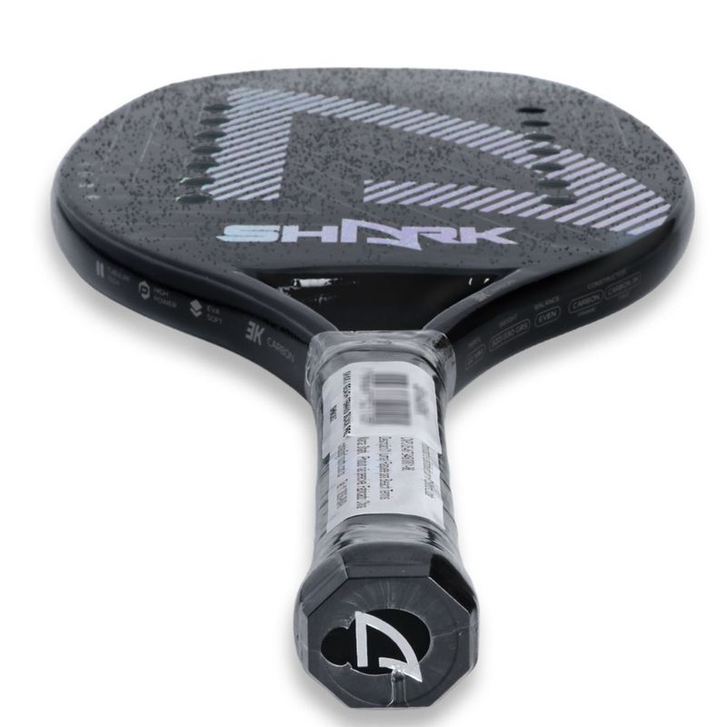 Raquete-De-Beach-Tennis-Shark-Bt-Black-2023-Unissex---Preta
