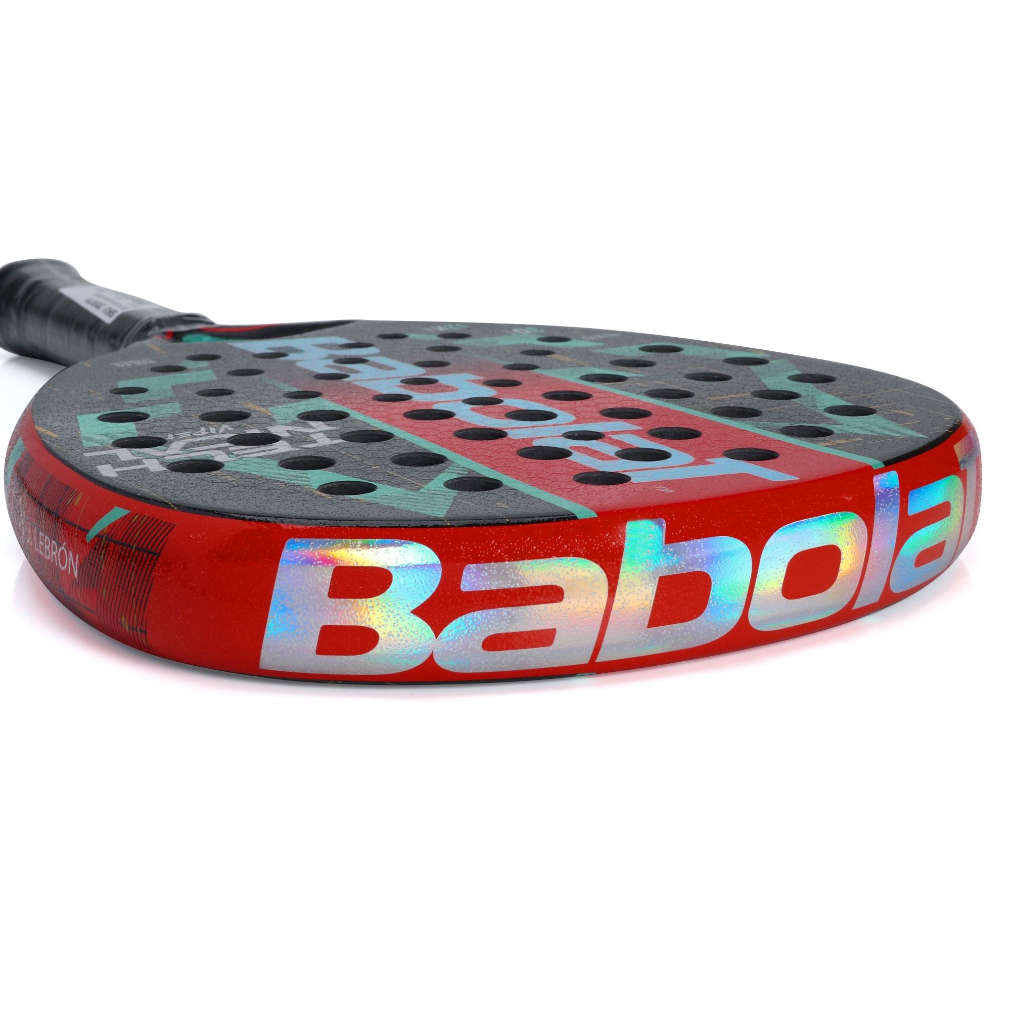 Raquete Babolat Padel babolat Tech Viper Juan Lebron Unissex -  Vermelha/Preta - Bayard Esportes