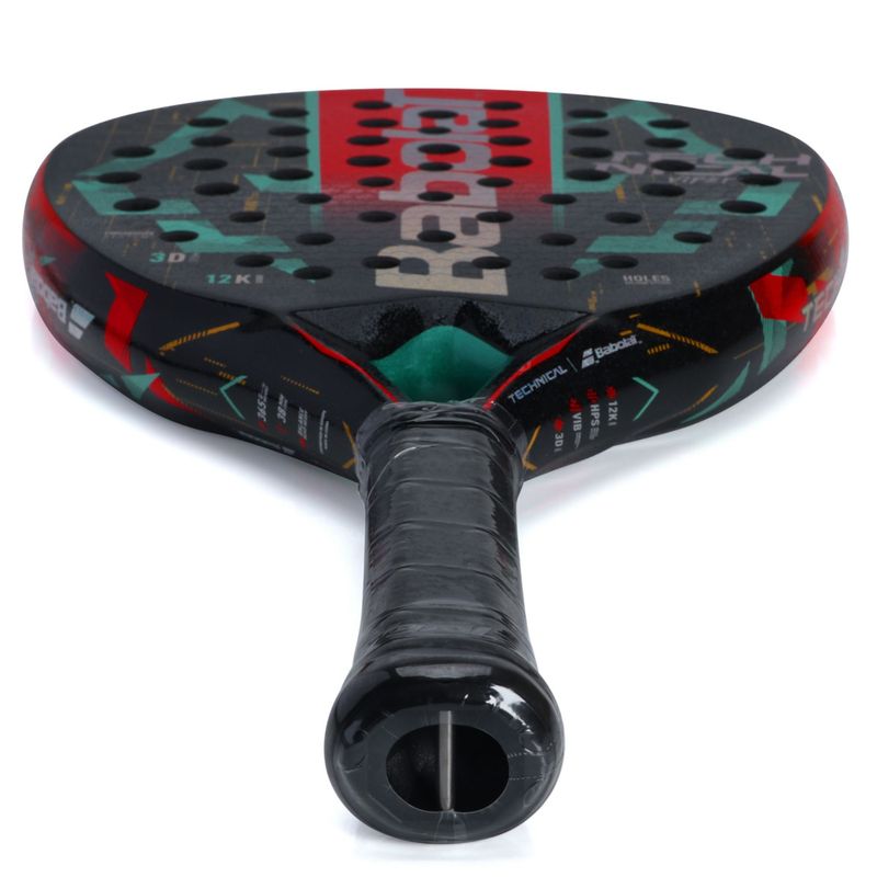 Raquete-De-Padel--Babolat-Tech-Viper-Juan-Lebron-Unissex---Vermelha-Preta