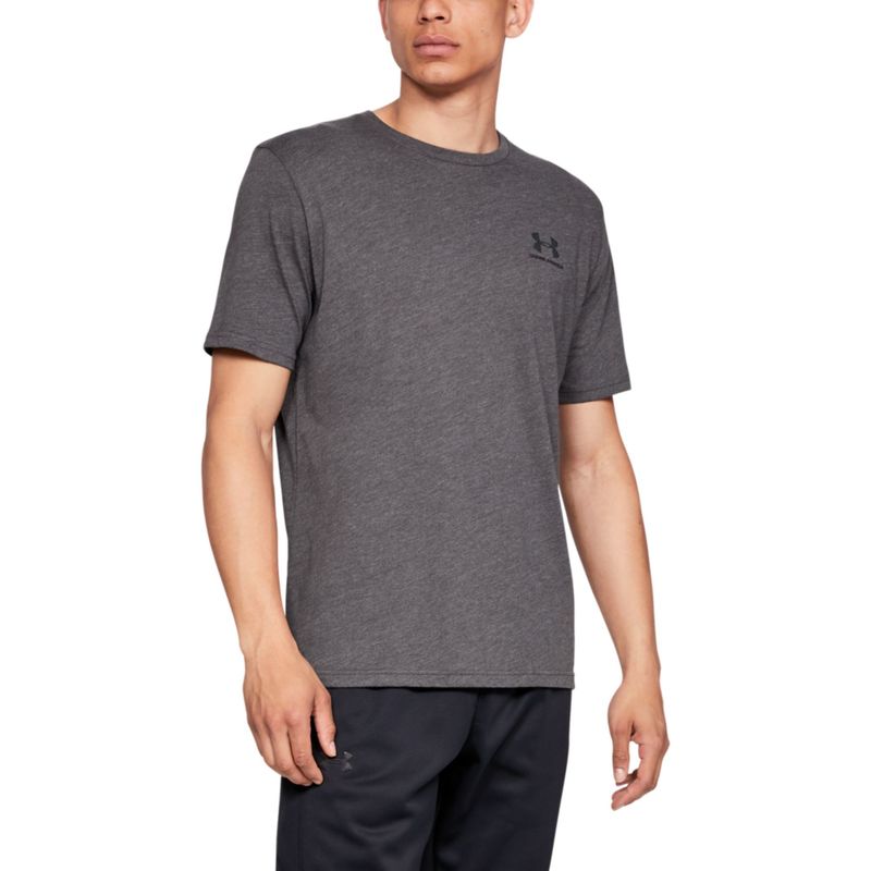 Camiseta-Under-Armour-Sportstyle-Left-Masculina---Grafite