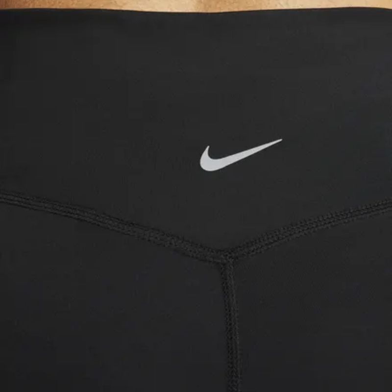 Calça Legging Nike Swoosh Run 7/8 Feminina - Preto+Prata