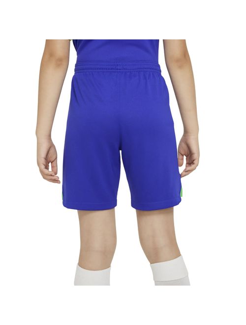 Calção Brasil I 2022/23 Nike Pro CBF Infantil - Azul/Verde