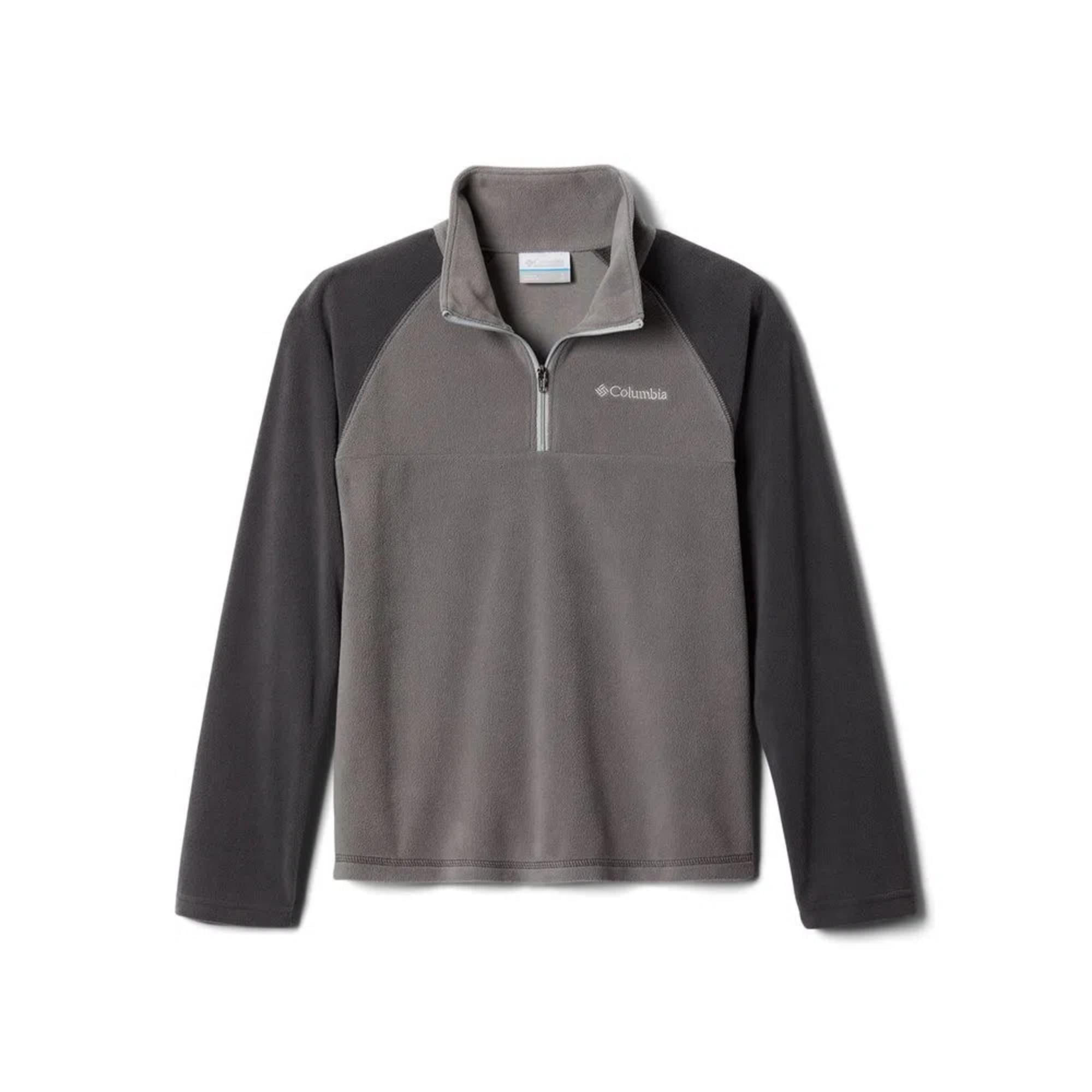 Blusão Fleece Columbia Glacial Half Zip Infantil - Cinza