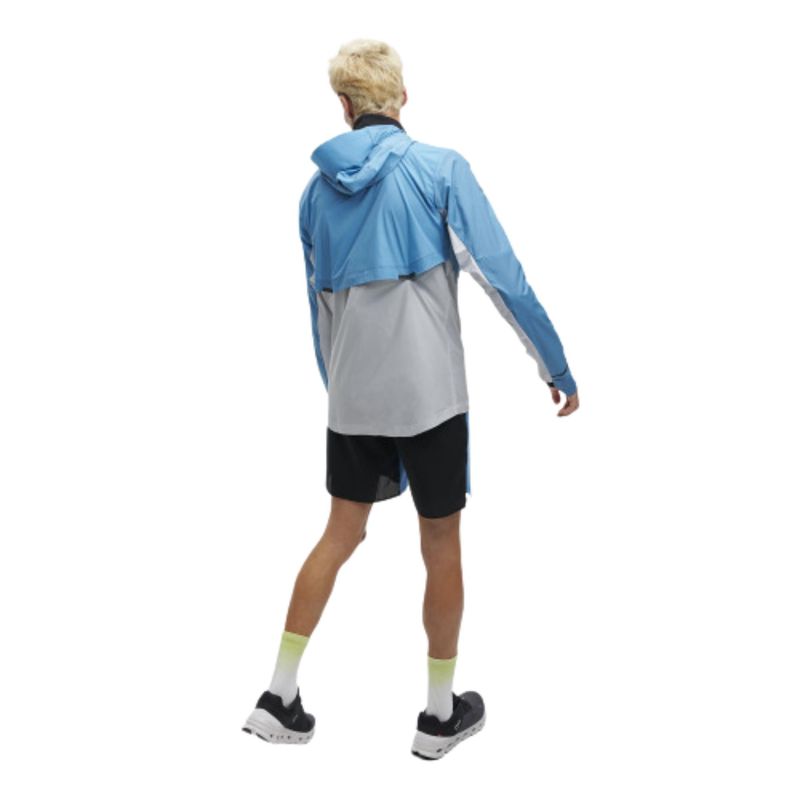 Jaqueta On Running Weather Masculina Azul/Cinza Bayard Esportes