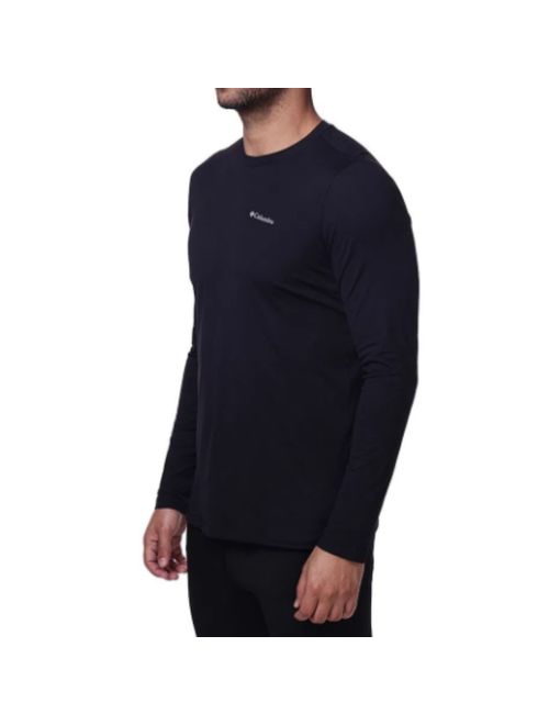 Camiseta Manga Longa Columbia Neblina Masculina - Preta