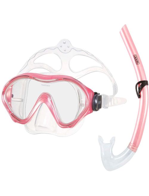 Kit De Mergulho Speedo Scuba Jr Infantil - Rosa