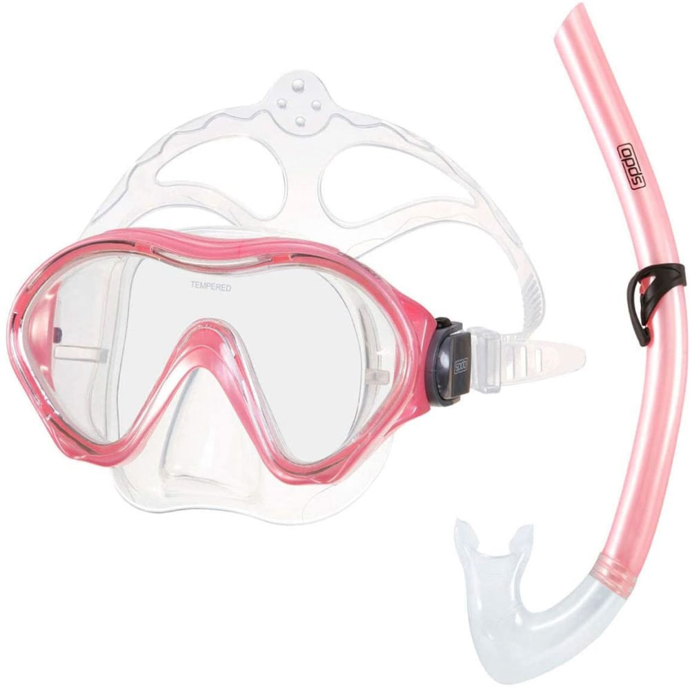 Kit De Mergulho Speedo Scuba Jr Infantil - Rosa