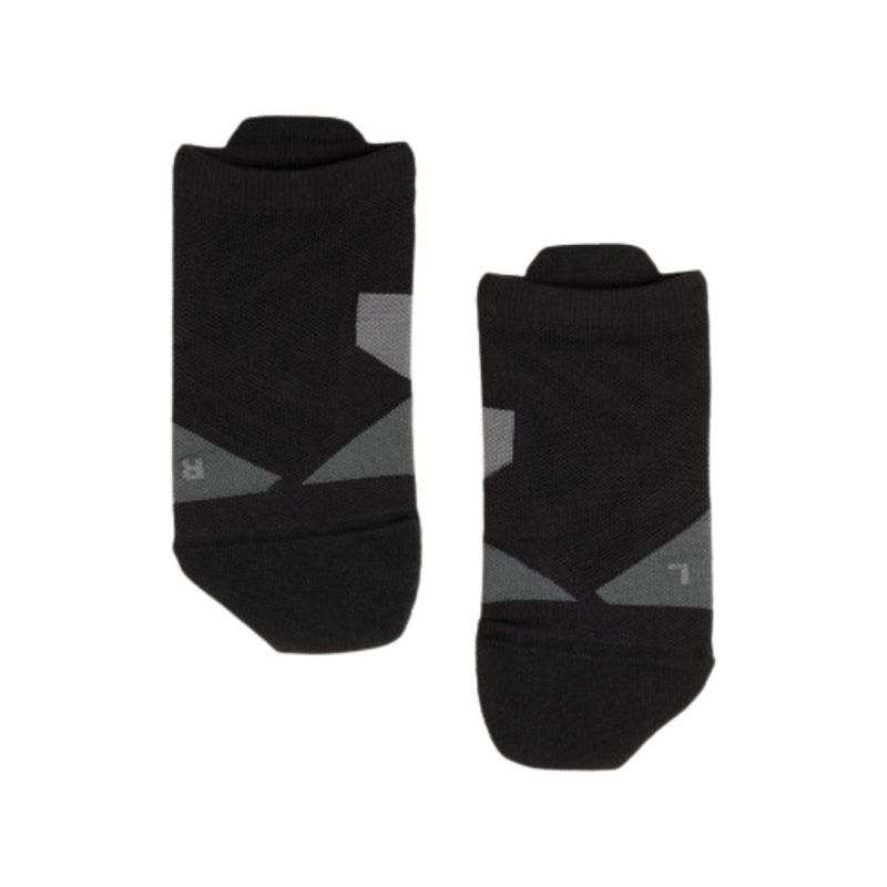 Meia On Running Performance Low Sock Masculina - Preta/Cinza