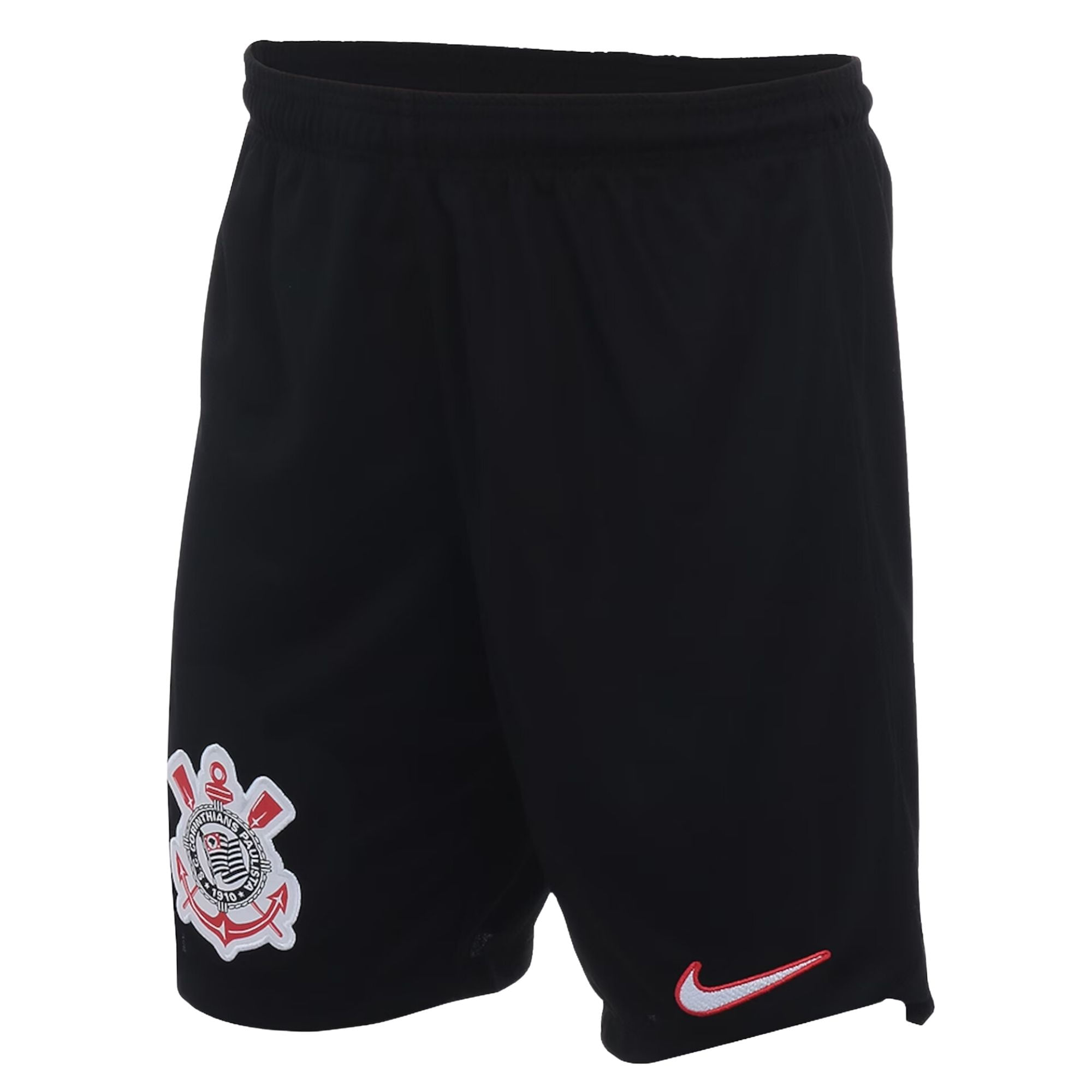 Calção Corinthians I 23/24 Nike Pro Infantil - Preto