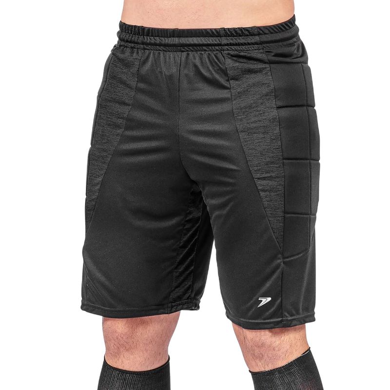 Calção Goleiro Poker Média Drop Masculina - Preta