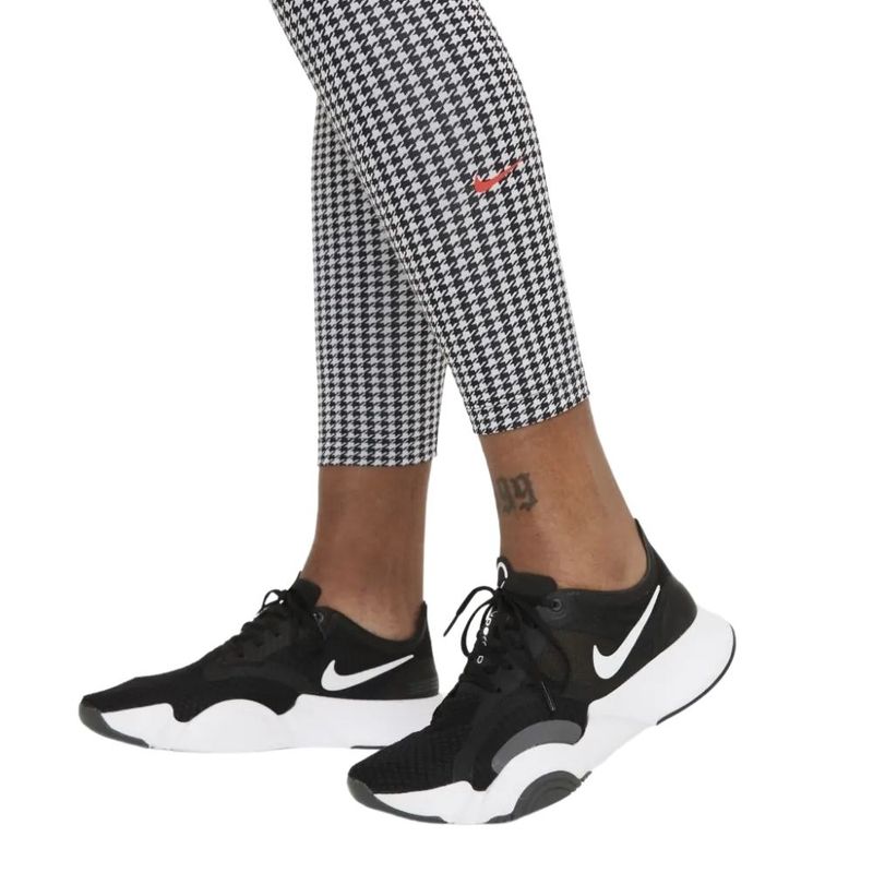 Calça Legging Nike Dri-Fit One Icon Clash Feminina - Preta/Branca - Bayard  Esportes
