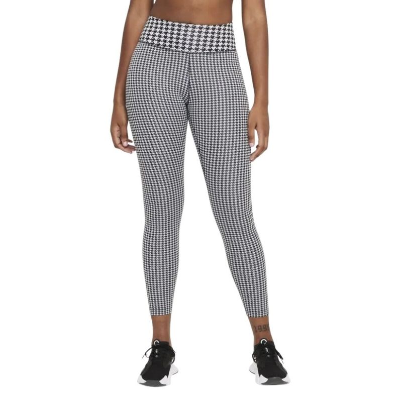 Legging Nike Dri-Fit One Icon Clash Feminina - Preta/Branca