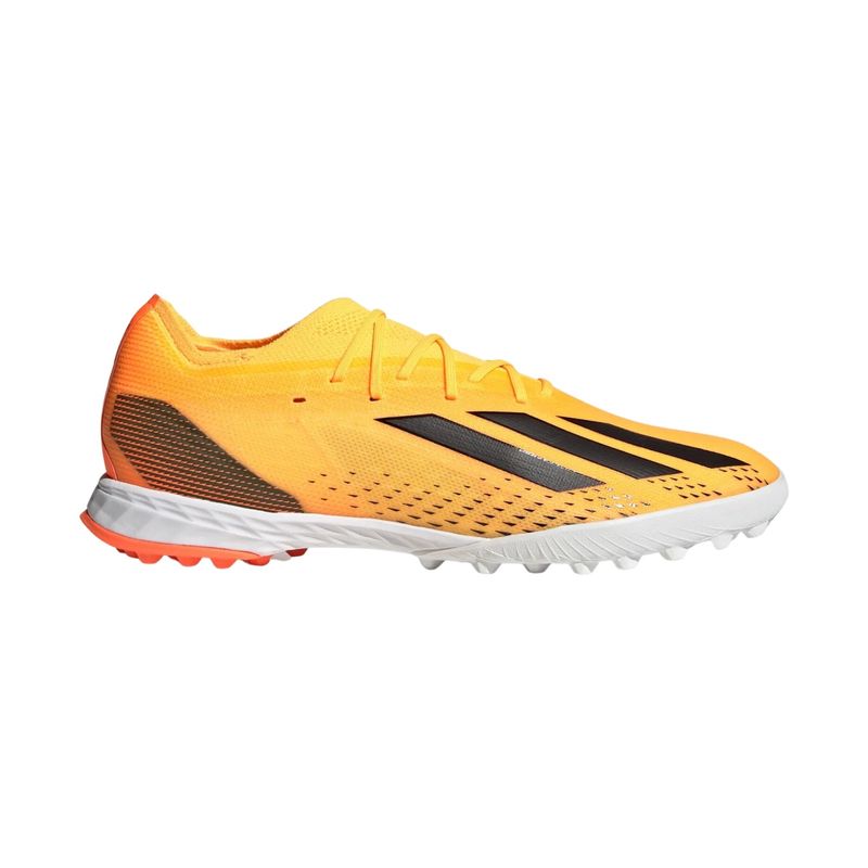 Chuteira Society Adidas X Speedportal 1 Masculina - Laranja/Preta