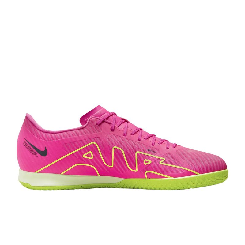 Chuteira-Futsal-Nike-Zoom-Mercurial-Vapor-15-Academy-Ic-Masculina---Rosa-Verde
