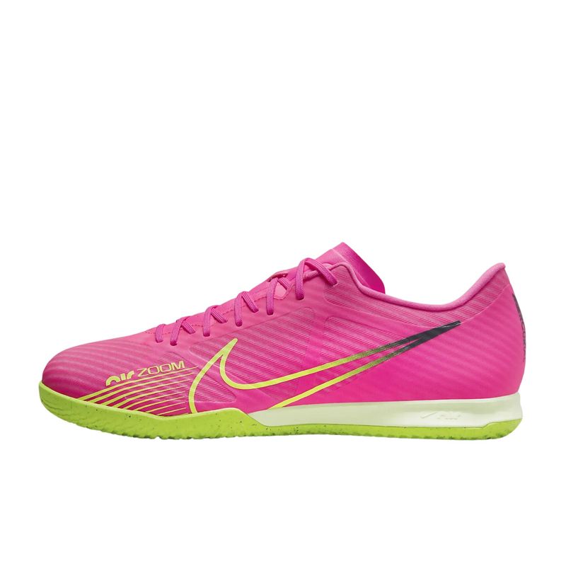 Chuteira-Futsal-Nike-Zoom-Mercurial-Vapor-15-Academy-Ic-Masculina---Rosa-Verde