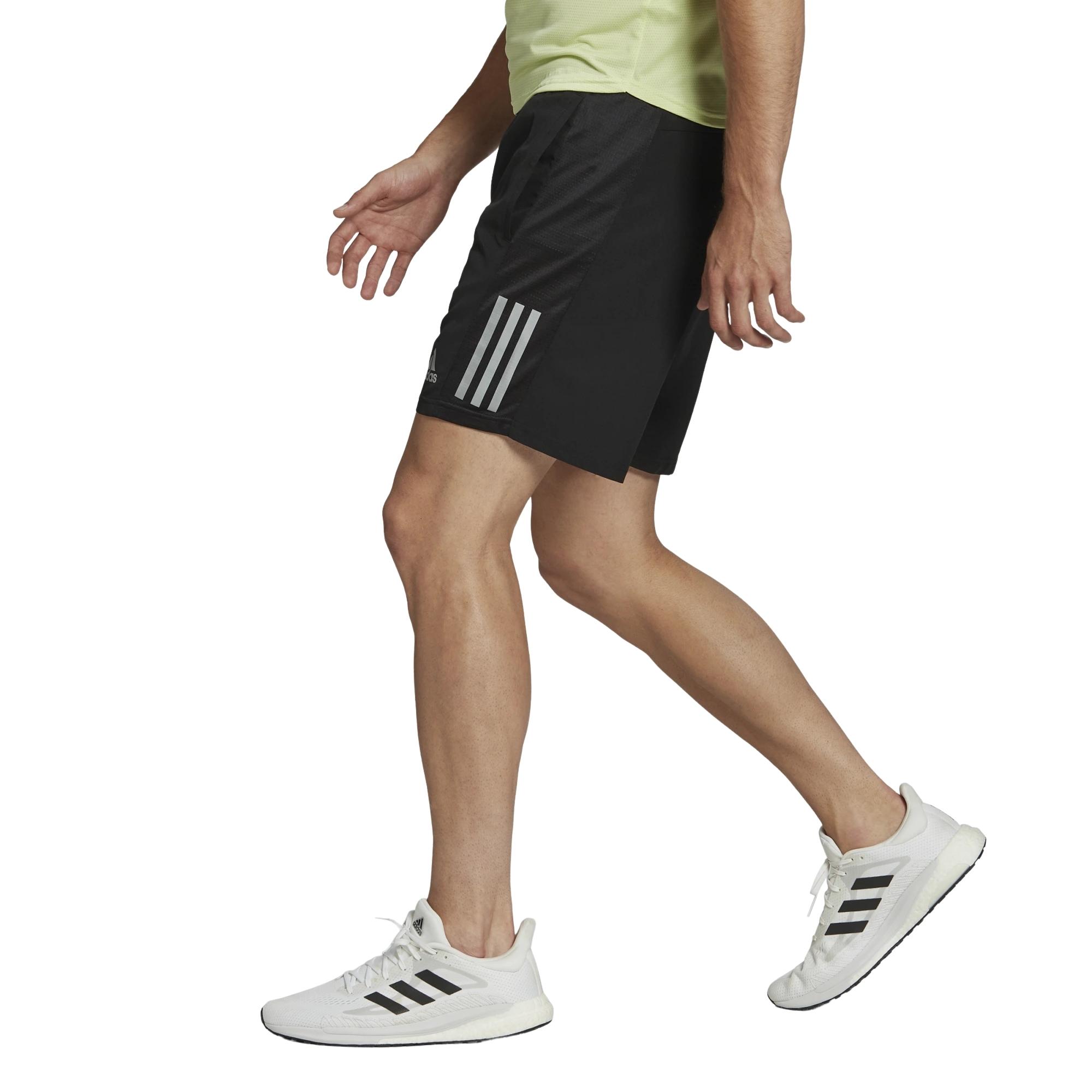 Shorts Adidas Own The Run Masculino - Preto/Prata - Bayard Esportes
