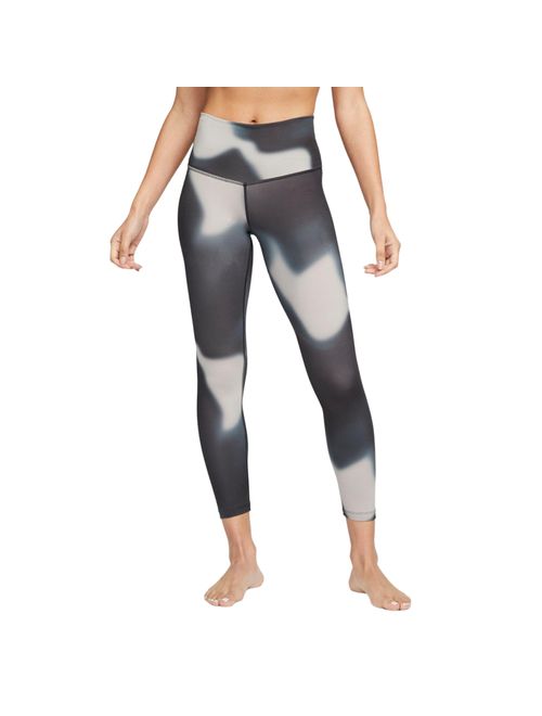 Calça Legging 7/8 Nike Dri-Fit Feminina - Grafite/Branca