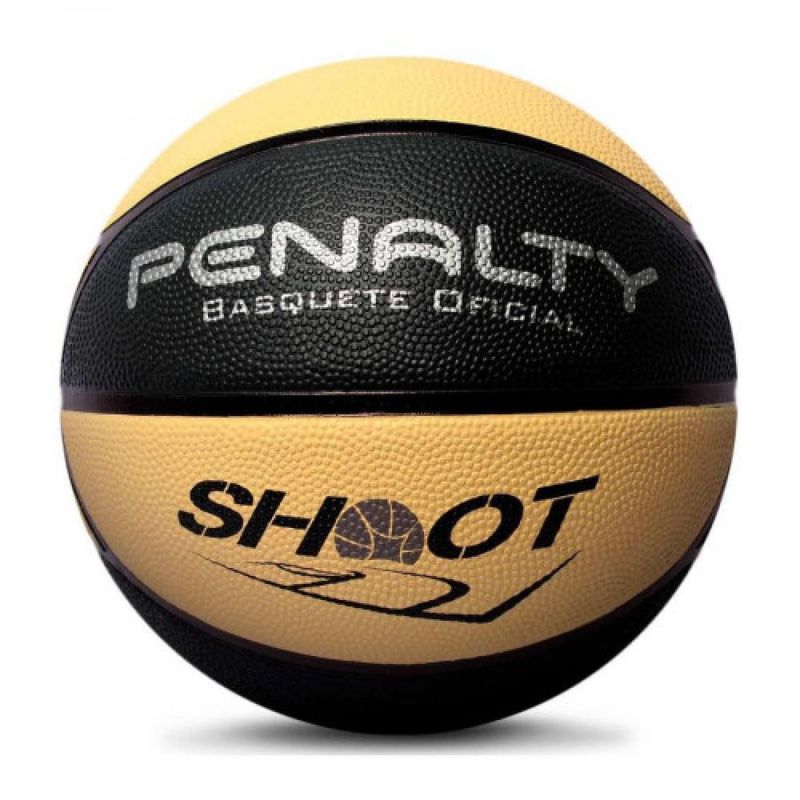 Bola De Basquete Penalty Shoot X Unissex - Preta/Bege
