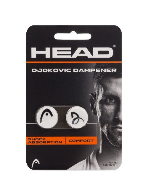 Antivibrador Head Djokovic Dampener 2 Unidades Unissex - Branco