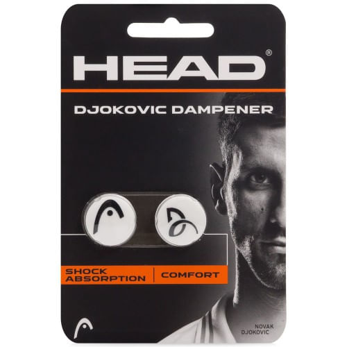 Antivibrador Head Djokovic Dampener 2 Unidades Unissex - Branco