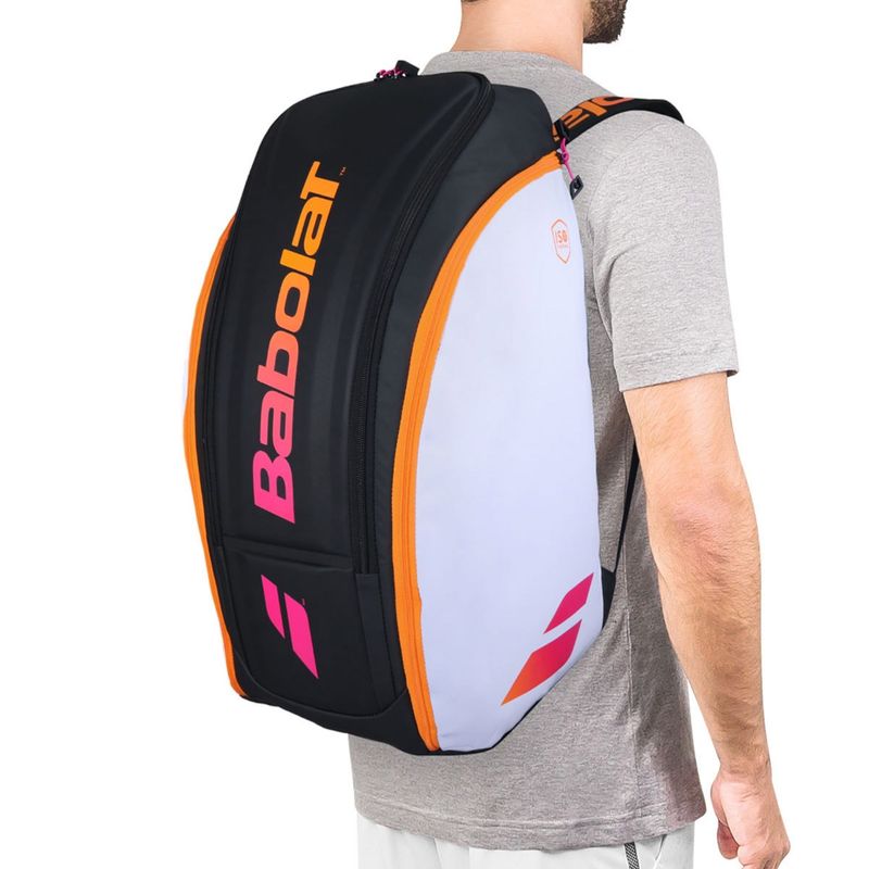 Raqueteira-De-Padel-Babolat-Rh-Perf-Unissex---Preta-Branca