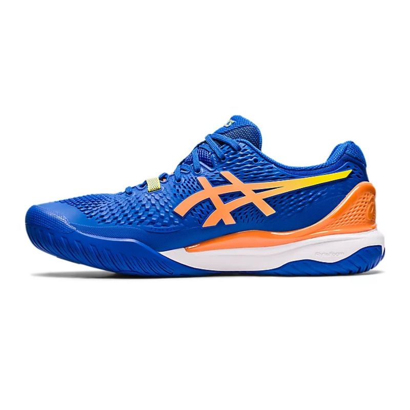 Tenis-Asics-Gel-Resolution-9-Masculino---Azul-Laranja-