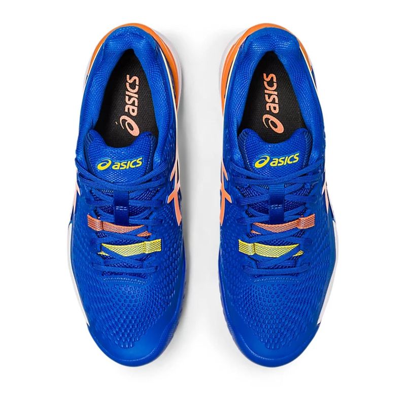 Tenis-Asics-Gel-Resolution-9-Masculino---Azul-Laranja-