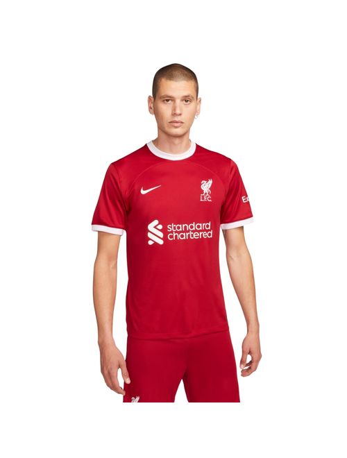 Camisa Liverpool I 23/24 Nike Torcedor Pro Masculina Stadium Masculina - Vermelha/Branca