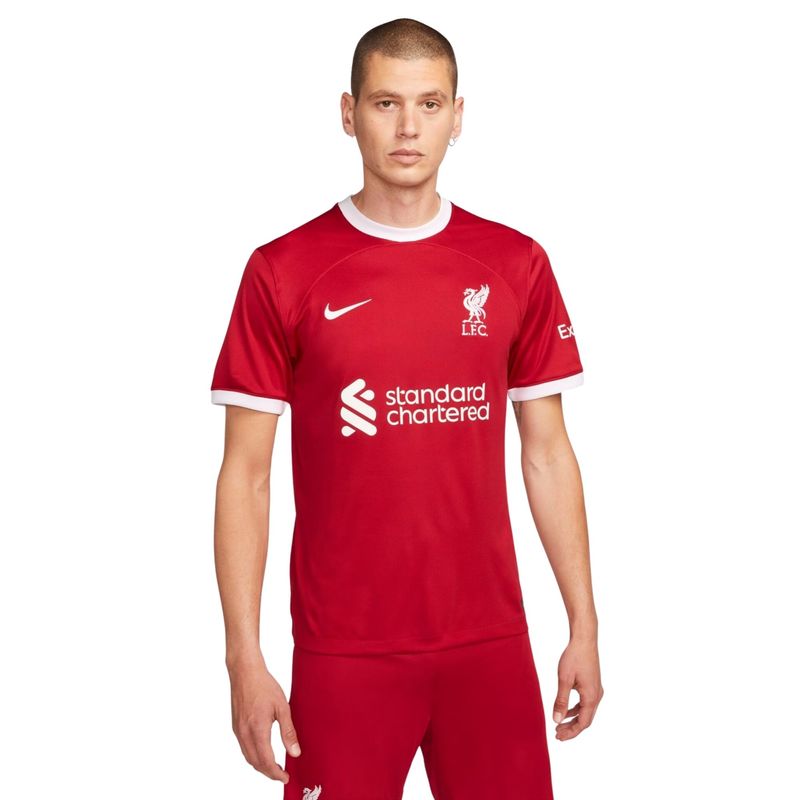 Camisa Liverpool 23/24 Torcedor Nike Masculina - Vermelho