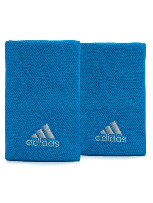 Munhequeira Longa Adidas Wristband Unissex - Azul/Cinza