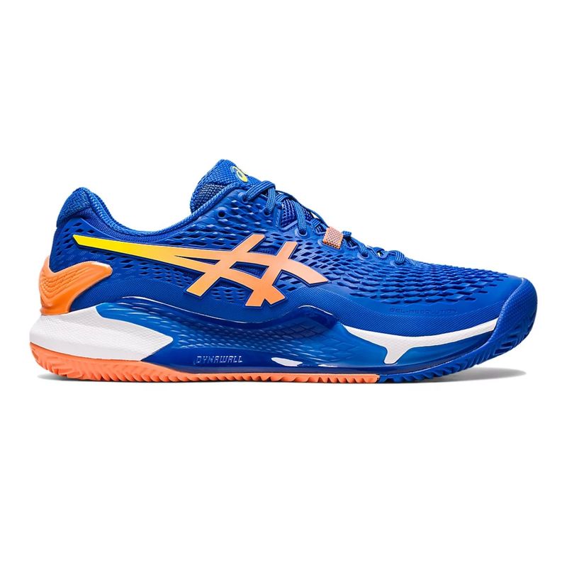 Tenis-Asics-Gel-Resolution-9-Clay-Masculino---Azul-Laranja