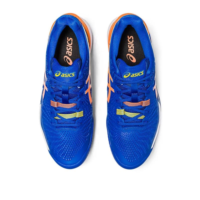 Tenis-Asics-Gel-Resolution-9-Clay-Masculino---Azul-Laranja