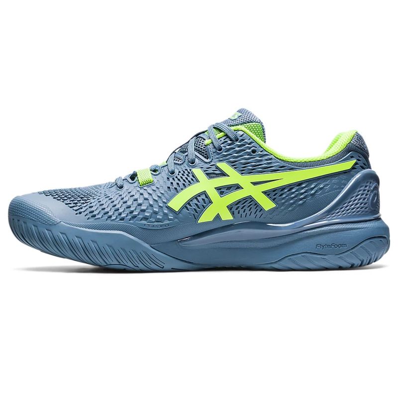 Tenis-Asics-Gel-Resolution-9-Masculino---Azul-Verde