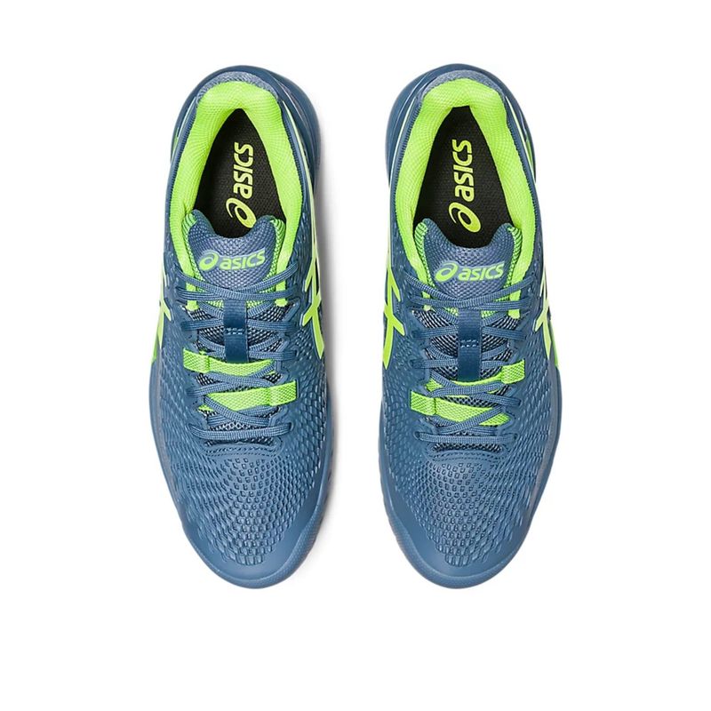 Tenis-Asics-Gel-Resolution-9-Masculino---Azul-Verde
