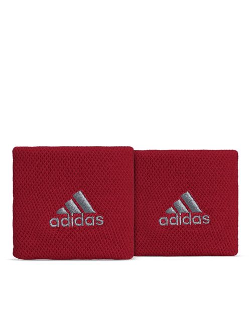 Munhequeira Adidas Wristband Unissex - Vermelha/Cinza